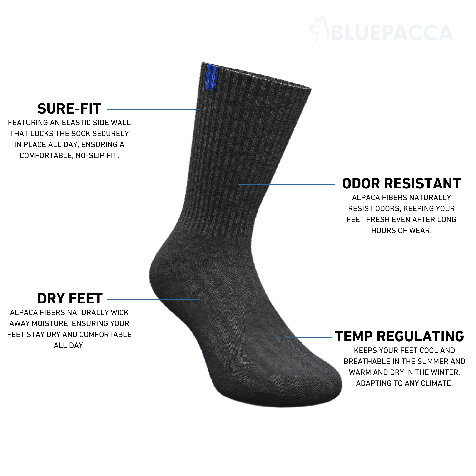 Bluepacca Alpaca Socks Set